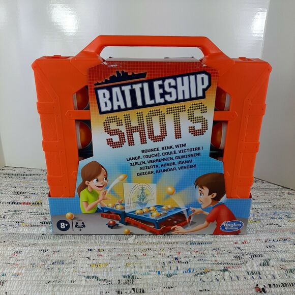 Hasbro Battleship Shots Strategy Ball-Bouncing Game (E8229) - Picture 1 of 2